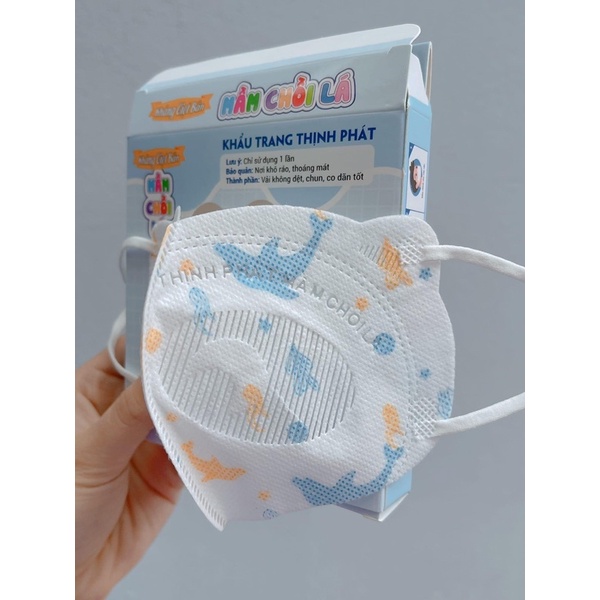 (10 cái) Khẩu Trang Trẻ Em Mầm Chồi Lá Thịnh Phát