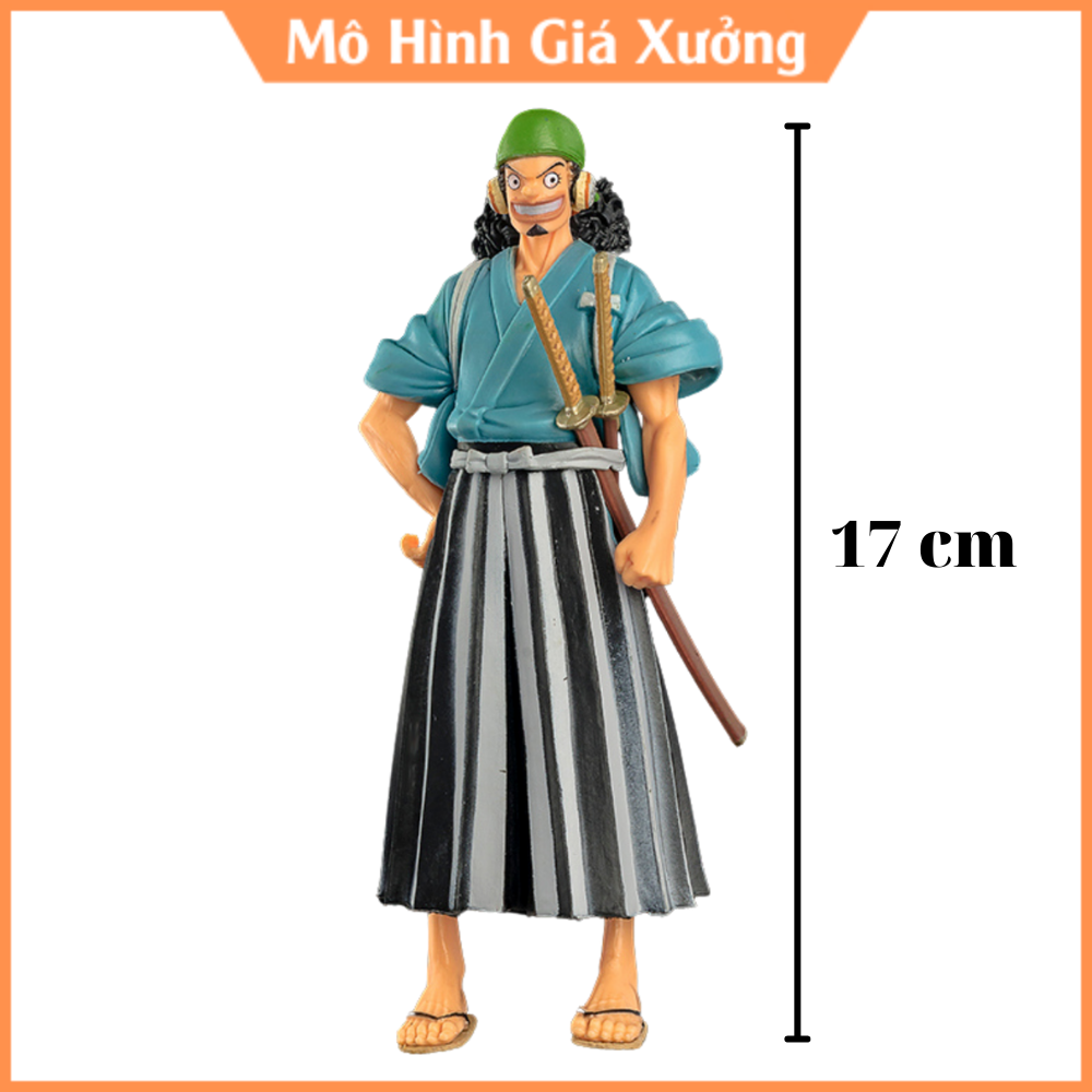 [Hoàn Tiền 10%]Mô Hình Usopp ở Vương quốc Wano Cao 18cm -Tượng Figure One Piece