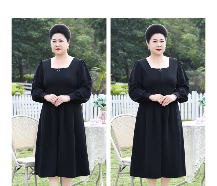 Đầm suông trung niên dự tiệc bigsize 120kg NQ922