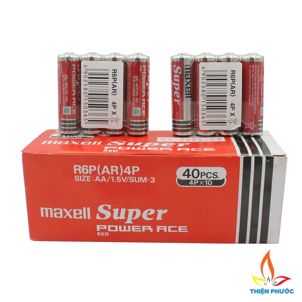 Pin Maxell AA - AAA vỉ 4 viên THIỆN PHƯỚC