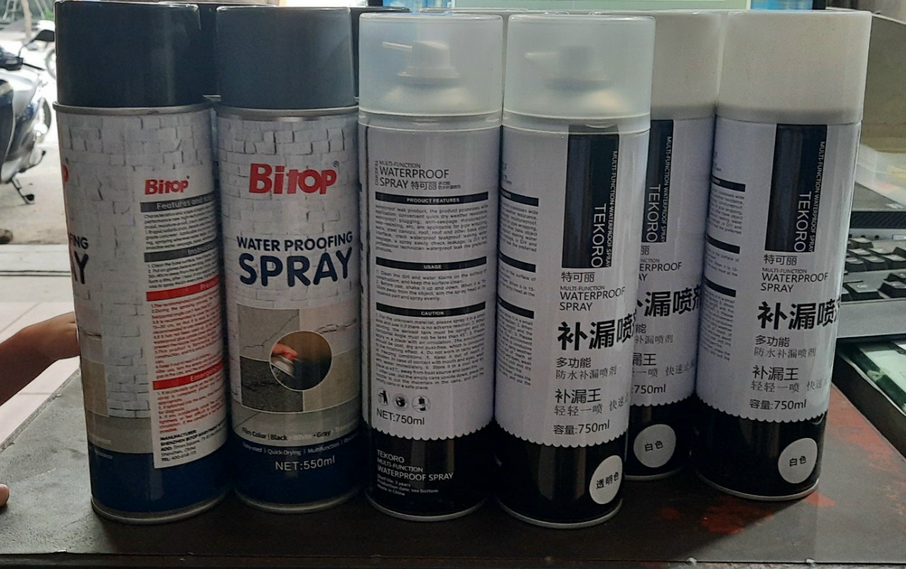 Bình xịt chống thấm nhà cửa, chống thấm tường Bitop/ Tekoro