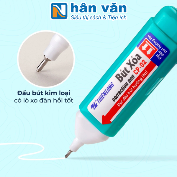 Bút Xóa 12 ml - Thiên Long CP-02 - Xanh Mint