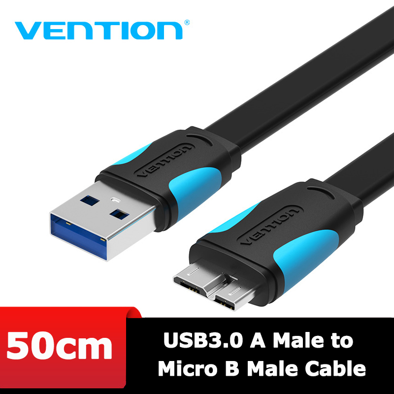 Bảng giá Cáp kết nối ổ cứng cổng USB 3.0 sử dụng cho ổ cứng gắng ngoài, Vention VAS-A12-B050 dài 50Cm Phong Vũ