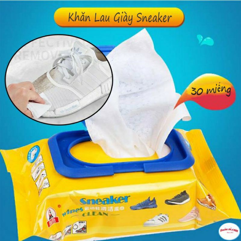 Giấy ướt Lau Giày Thần Thánh, Giấy Lau Giày, Siêu Sạch, Tiện Lợi, Dễ Dàng Sử Dụng, Gói 30 Tờ, Loại To, Không Gây Kích Ứng