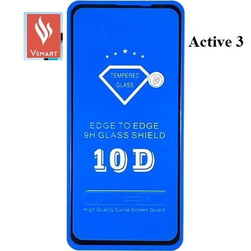 Cường lực Vsmart Active 3 full màn hình - Kính full keo độ cứng 9H tiêu chuẩn