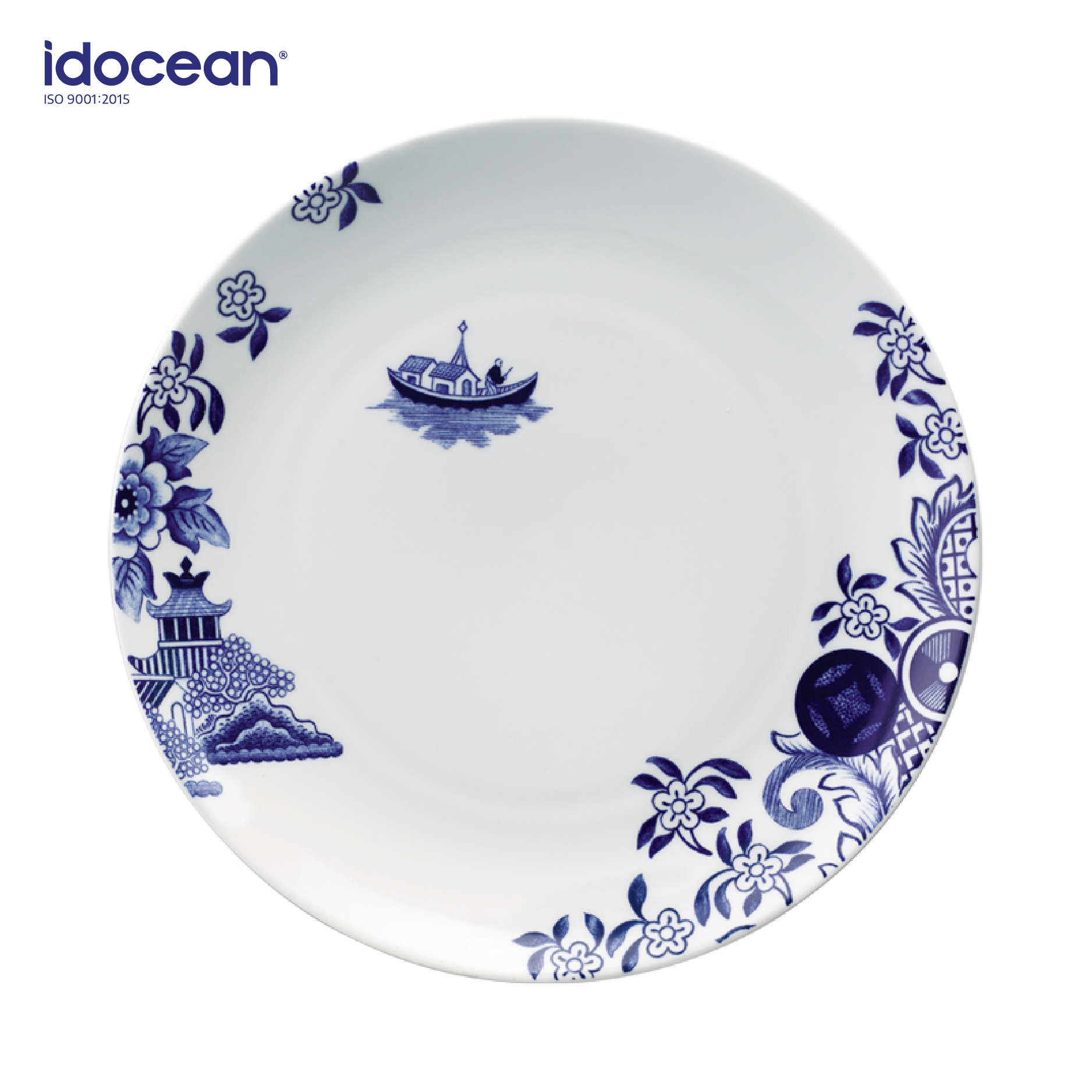 Dĩa Sứ 27cm Họa Tiết LOVERAMICS (Dinner Plate) - Bộ Sưu Tập Willow Love Story