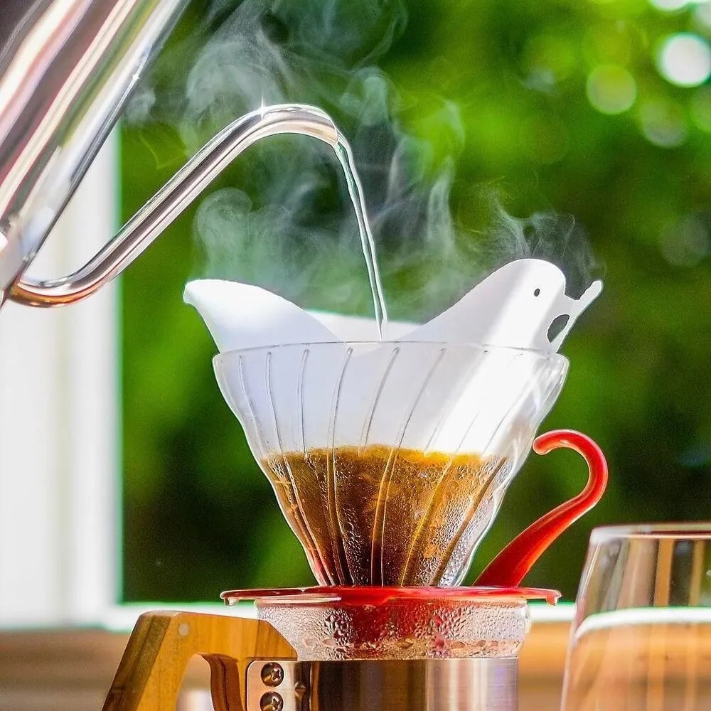 Phễu Pha Cà Phê Thủy Tinh Hario V60 Coffee Dripper