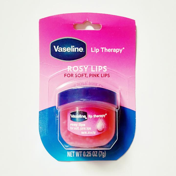Dưỡng mềm và hồng môi Vaseline Rosy Lips Mỹ 7G