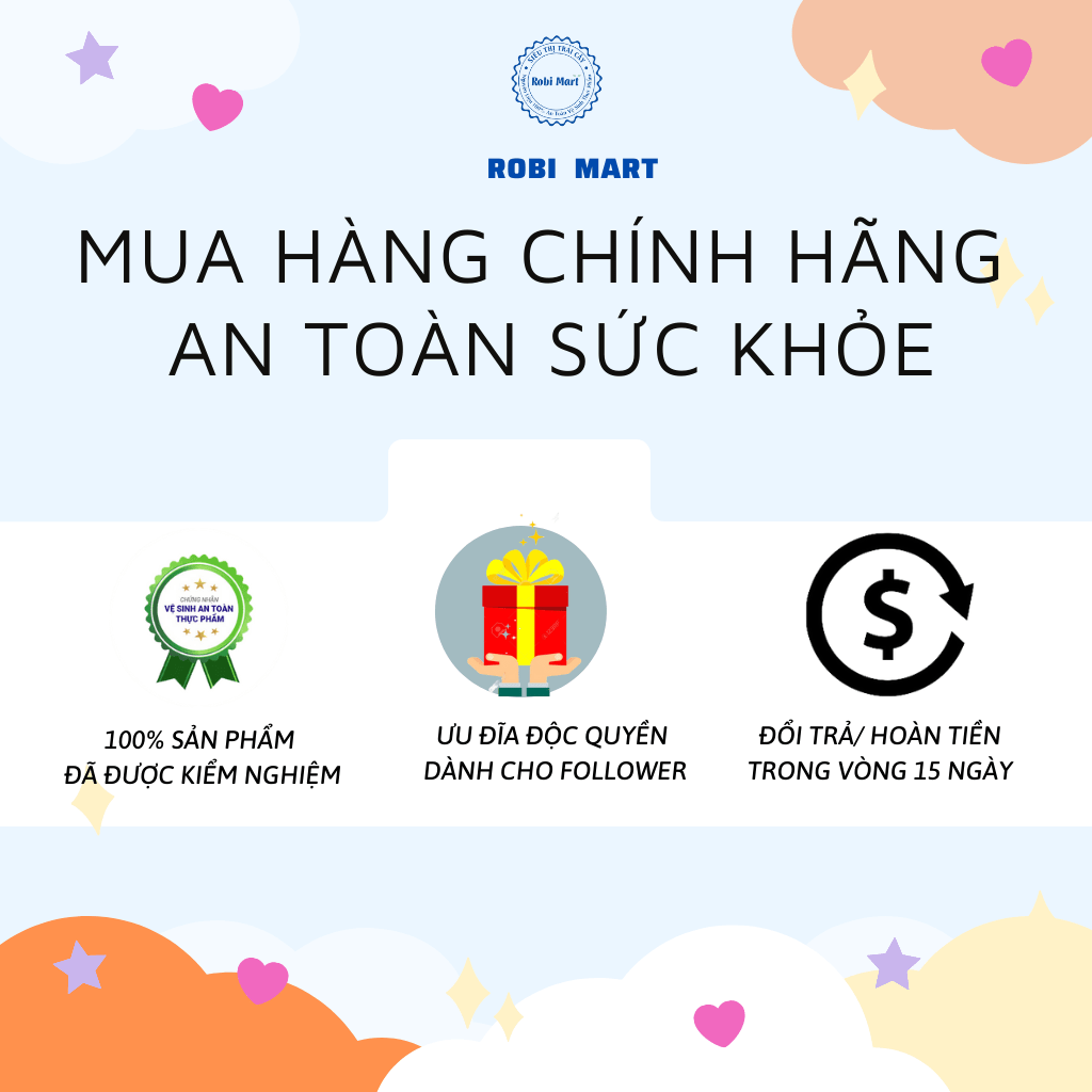 Trà hoa quả bali Robi Mart 200g - Hàng chính hãng