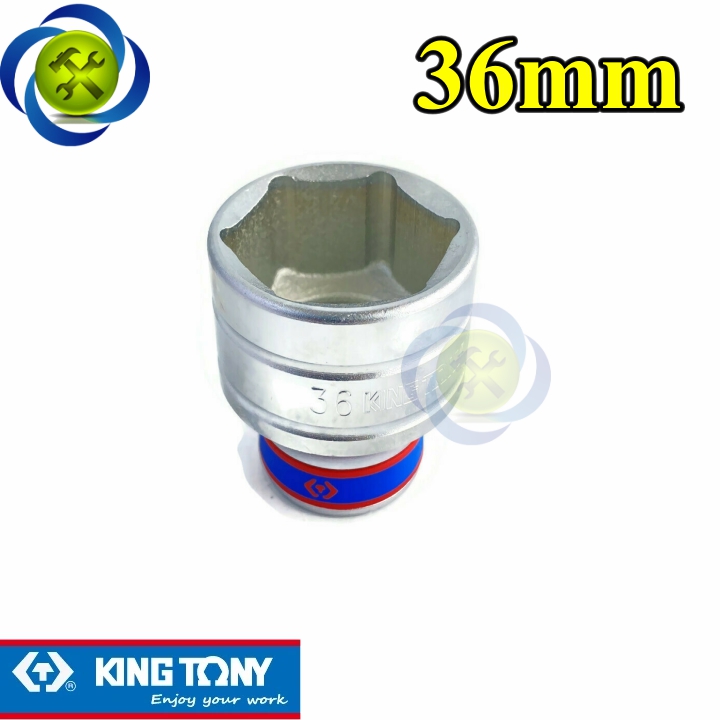 Tuýp 36mm 1/2 kingtony 433536m loại ngắn 6 cạnh màu trắng