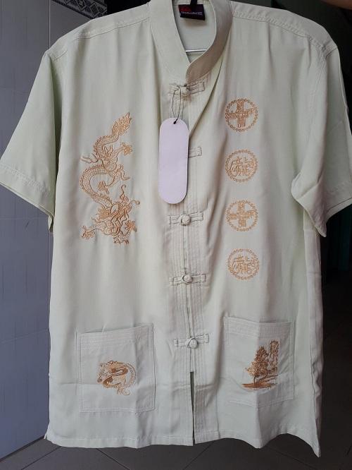 Áo sơ mi nam cổ tàu