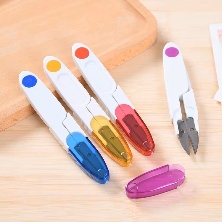 Kéo cắt len sợi, cắt chỉ có nắp đậy an toàn