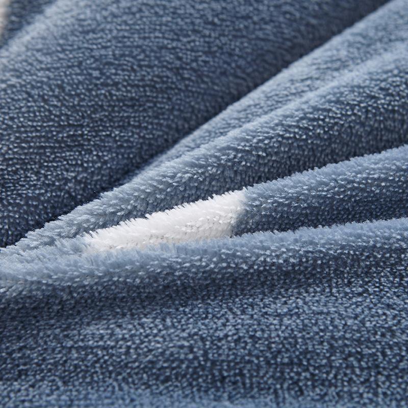 Vải Flannel Chăn Đông Dày Flano Sinh Viên Duy Nhất Hai Người Ruột Chăn 1.5/1.8/2.0 M Trên Giường Cung Cấp