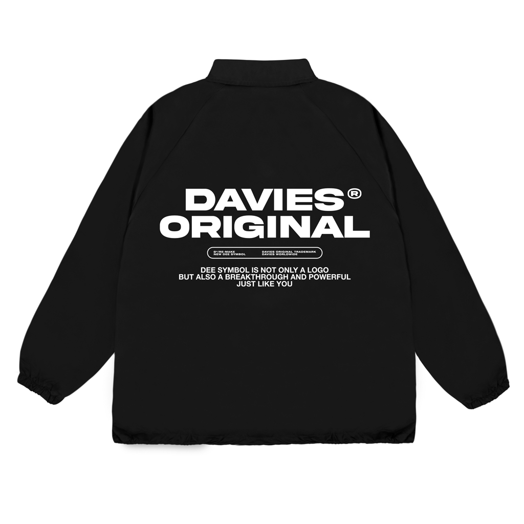 Áo khoác dù nam nữ form rộng basic jacket local brand DAVIES| D29-AK2