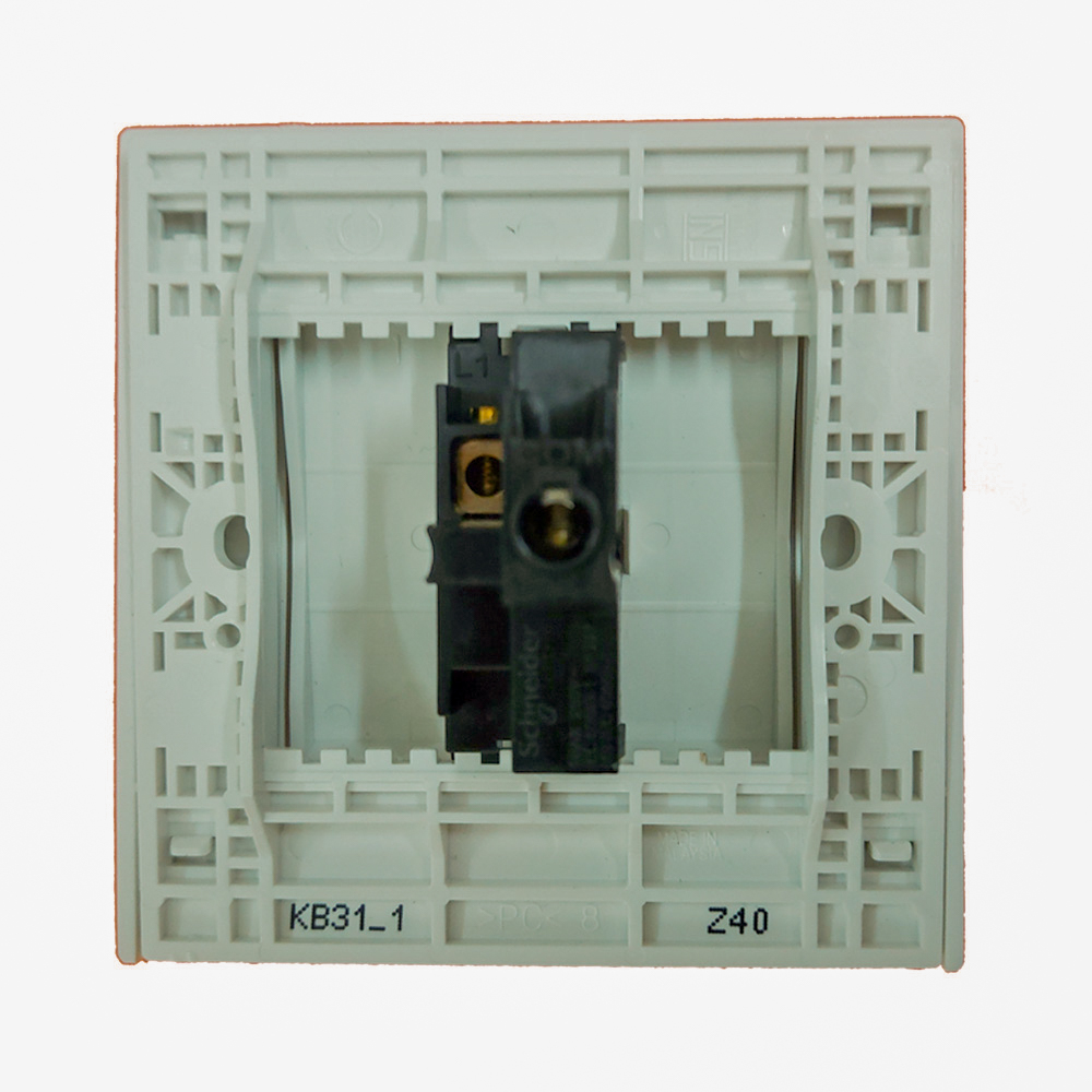 Bộ công tắc đôi 2 chiều 16A Màu Trắng hoặc Xám Bạc Vivace - Ổ Cắm nhà ở Schneider Electric - KB32_WE_G19; KB32_AS_G19