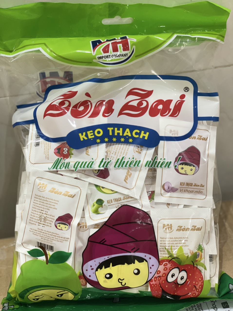 500g Kẹo Thạch Zai Zai Mix Vị Siêu Ngon