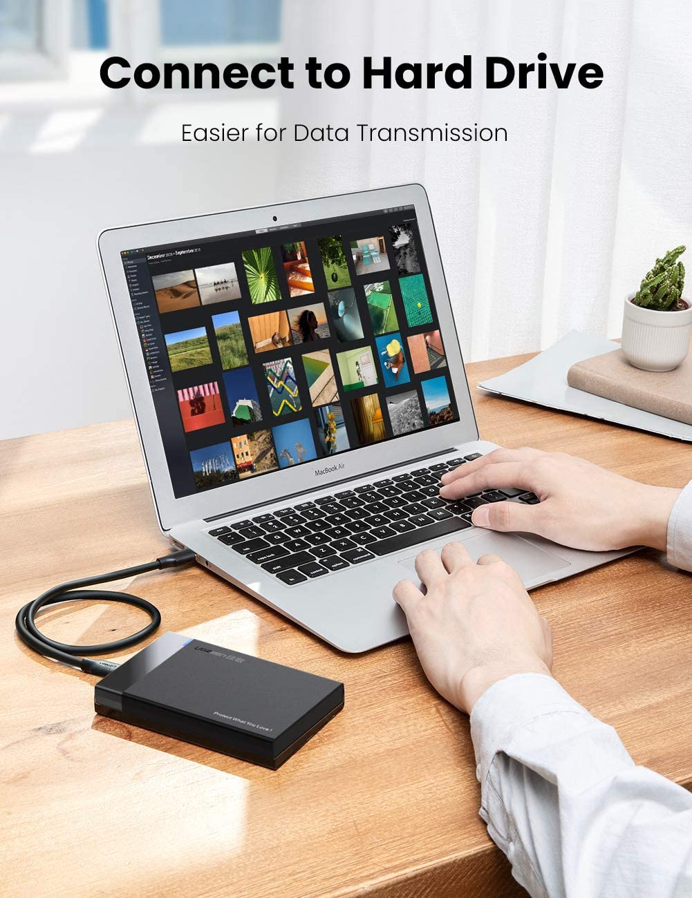 Cáp USB 3.0 hai đầu đực dài 1m Ugreen 10370