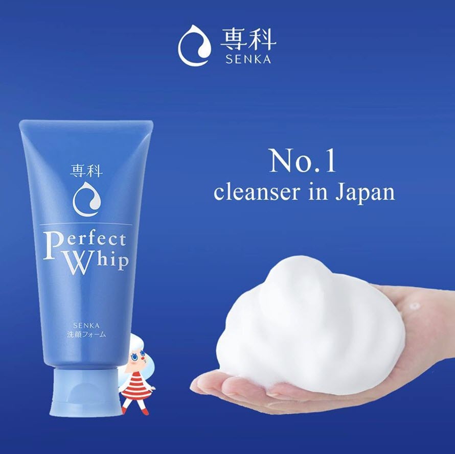 Sữa Rửa Mặt Senka Perfect Whip  120g