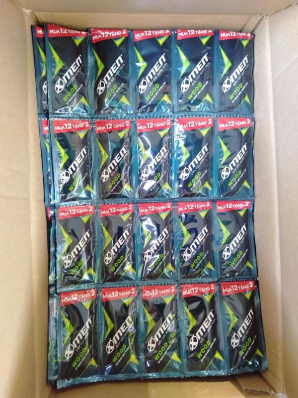 100 Gói Tặng 20 Gói Dầu Gội Đầu Hương Nước Hoa Xmen có 2 Mùi Wood và Fire