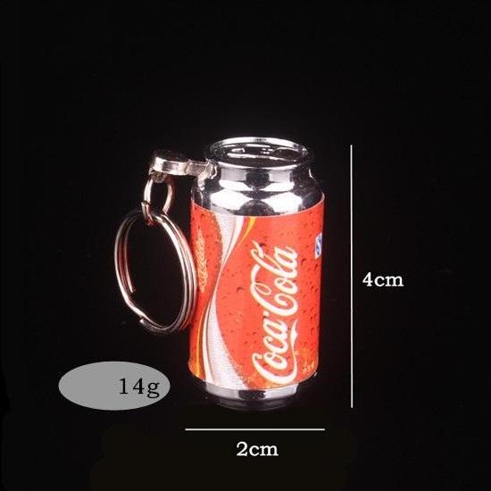 Bật Lửa Móc Khóa Hình Lon Ken Độc Đáo
