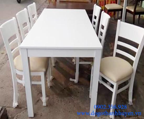 Bộ Bàn Ăn CABIN 6 Ghế (Đen)