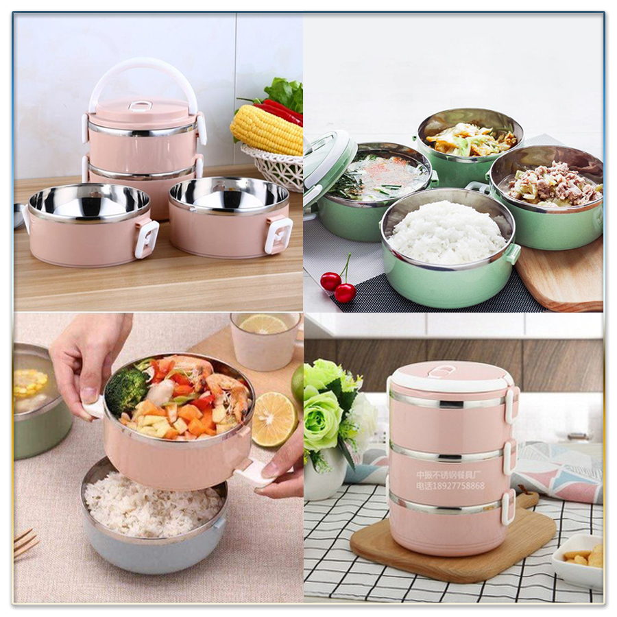 Cặp Lồng Cơm 3 Tầng Lúa Mạch