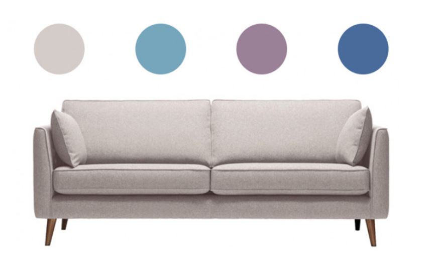 Sofa băng Euro Juno Sofa 180x75x75 cm (nhiều màu) kèm gối
