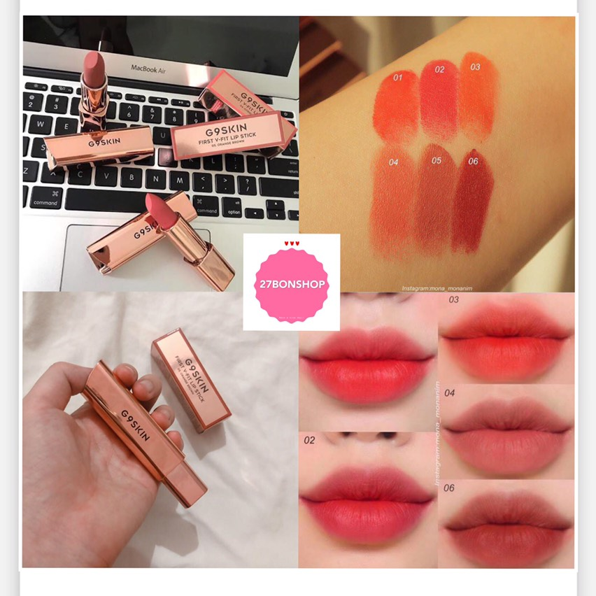 Son Thỏi Lì G9Skin First V-Fit Lipstick