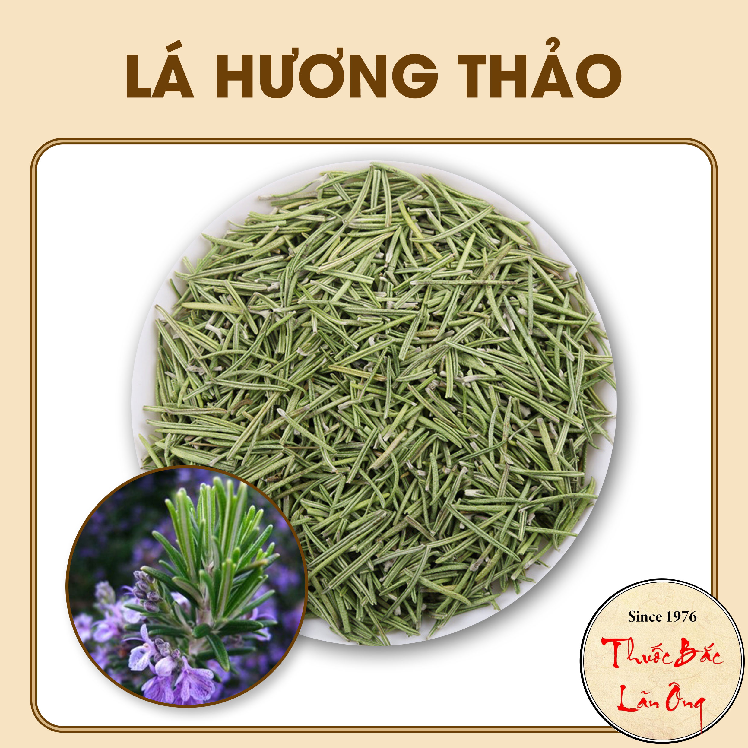 Lá hương thảo sấy lạnh 500g