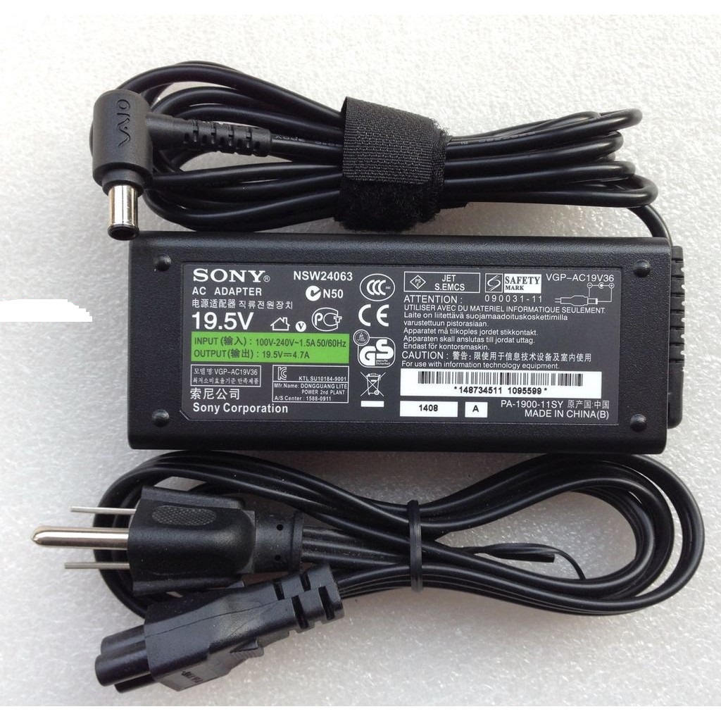 Sạc Laptop Sony vaio VPC-S Series - Hàng nhập khẩu