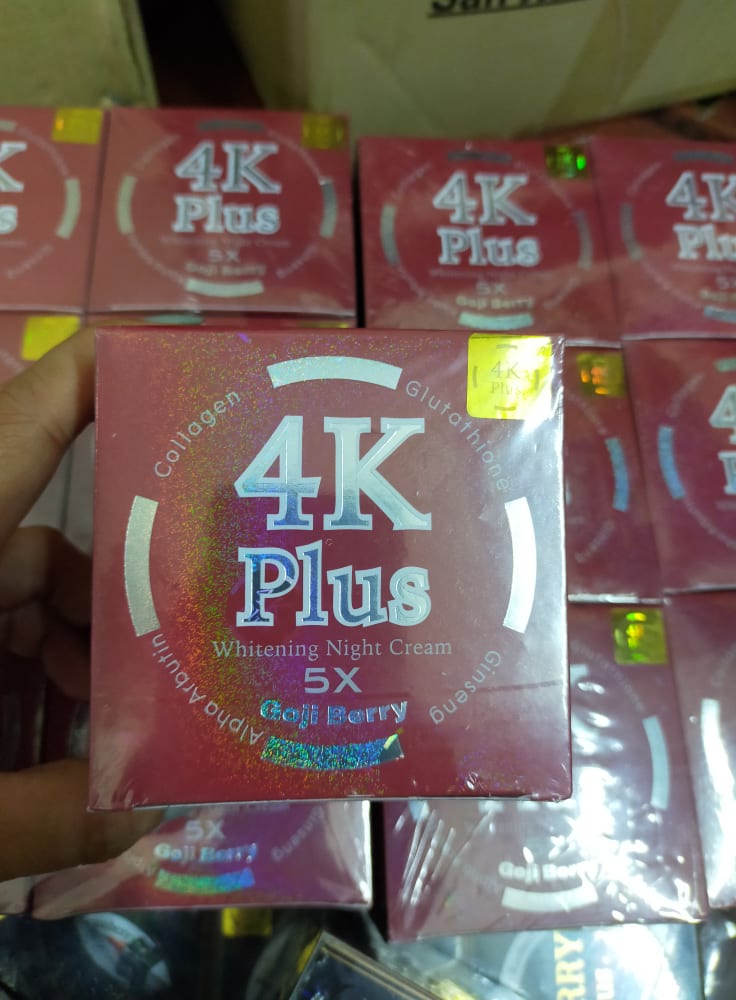 Kem 4K PLUS đỏ ( mụn , làn da sậm màu, thâm, nhăn...)