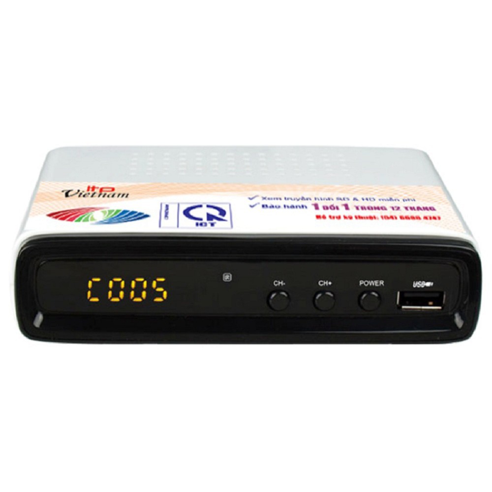 Đầu Thu Kĩ Thuật Số DVB T2 LTP Tặng Anten 15m