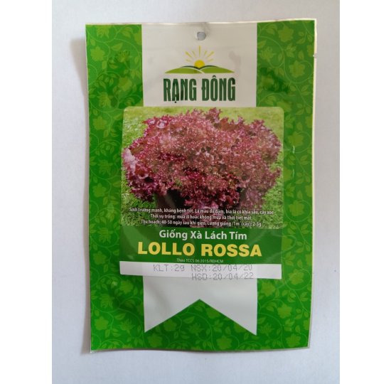 Hạt Giống Xà Lách Tím Gói 2gr - RADO