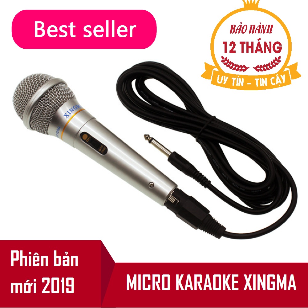Micro hát karaoke mic có dây giá tốt - micro karaoke xingma ak-319 hát cực hay, micro karaoke, mic hát karaoke, mic hát karaoke chất lượng bảo hành 6 tháng toàn quốc