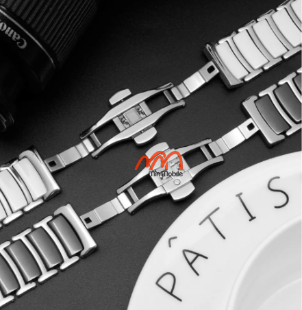 Dây Đeo Ceramic Viền Thép Samsung Galaxy Watch 3
