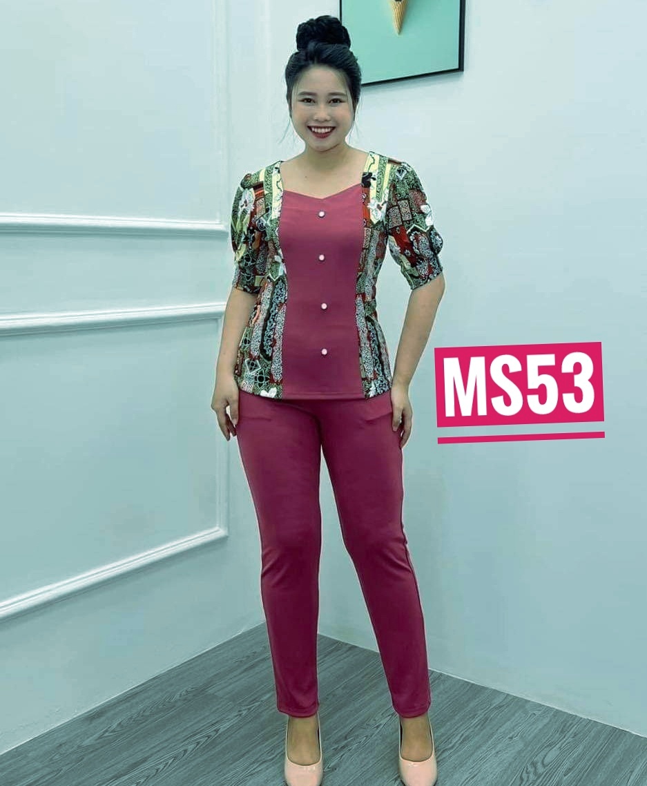 Đồ bộ thun mặc nhà size2 (48-55 ký)