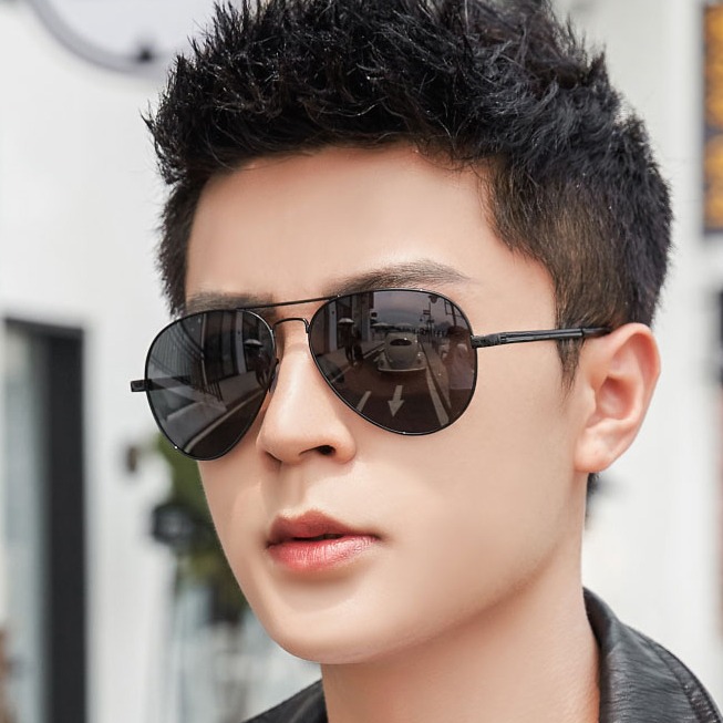Sunglasses male M07KM sun glasses anti UV UV400-polarized, strong design personality men European style extremely stylish steel underwire