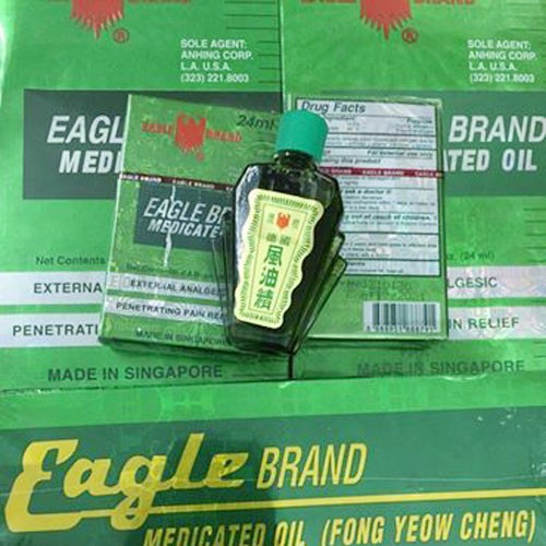 DẦU GIÓ XANH CON Ó 2 NẮP CỦA MỸ 24ml