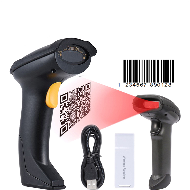 Máy quét mã vạch bluetooth không dây đọc Barcode(1D) Qrcode(3D) connect được cả Điện thoại
