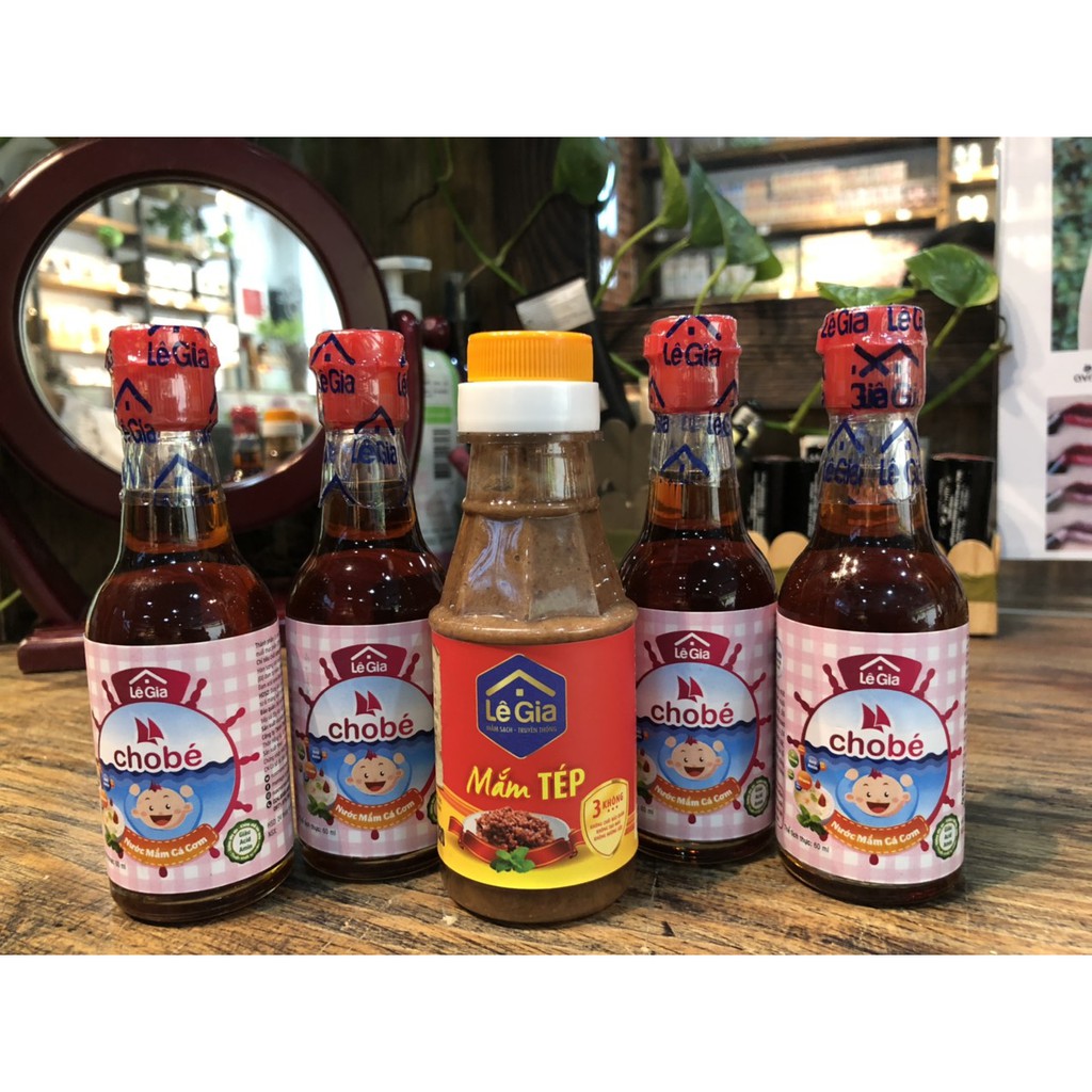 Nước Mắm Cốt Đặc Biệt Lê Gia Cho Bé 60ML - Leaf Organic HCM