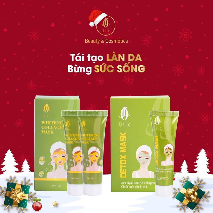 Mặt Nạ Collagen - Mỹ Phẩm Sạch Olic (CHÍNH HÃNG)