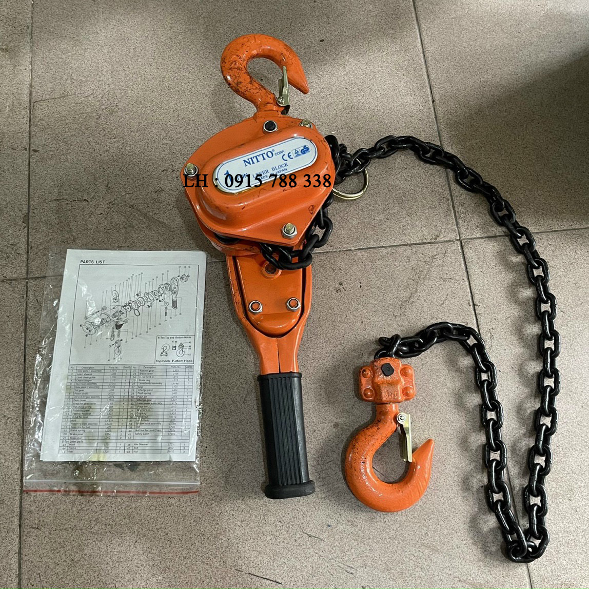 Pa Lăng lắc tay xích 1 Tấn