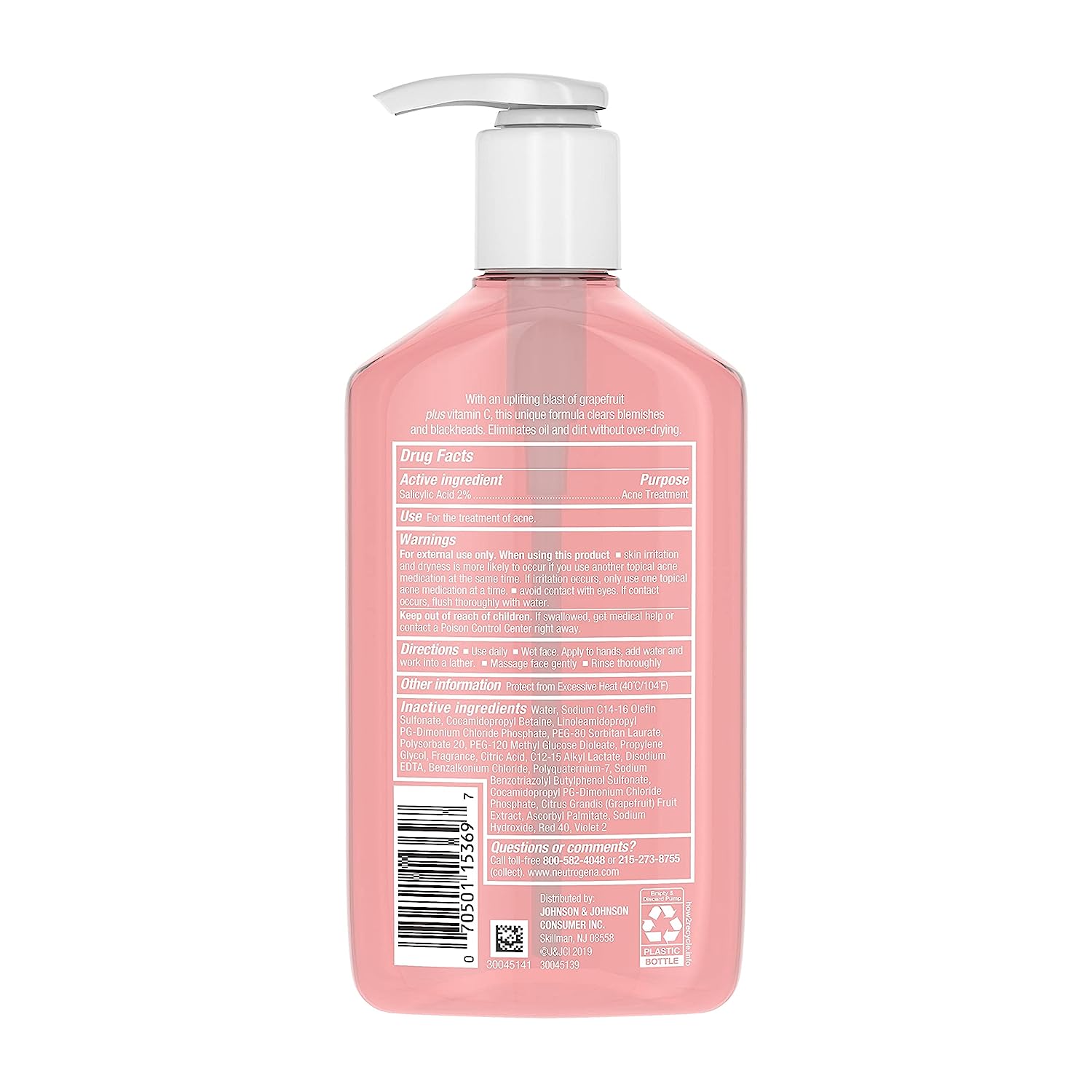 Sữa Rửa Mặt Cho da Mụn Neutrogena Clean 269ml