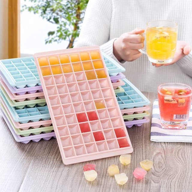 Combo 5 Khay Làm Đá, Thạch 60 Ô