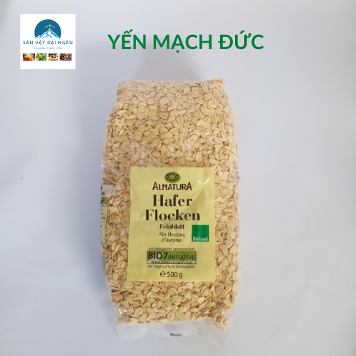 Yến mạch Đức Nuts 500gram Hafer Flocken cán dẹt tốt cho sức khỏe