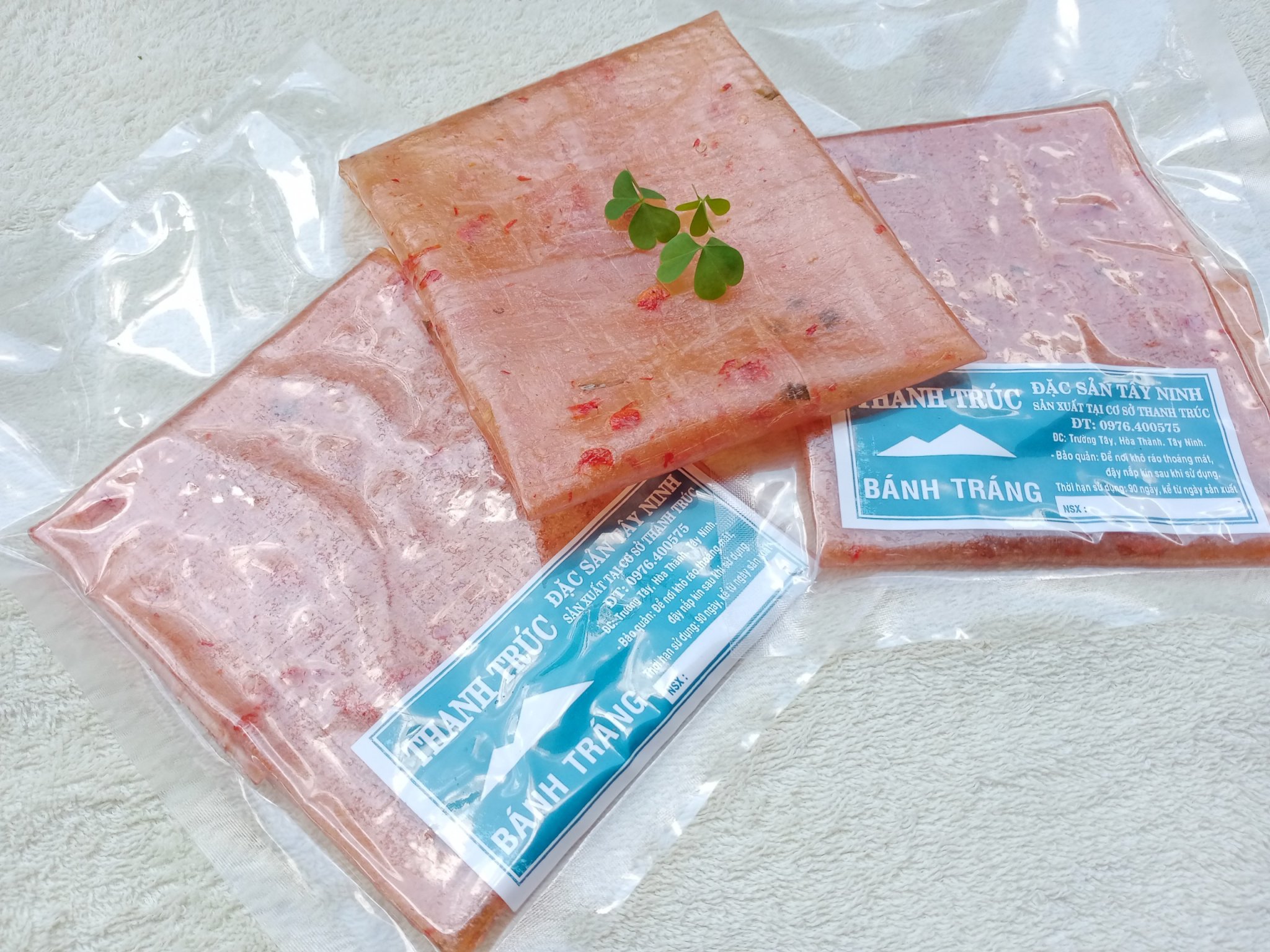 (1kg)Bánh Tráng Dẻo Tôm Hút Chân Không