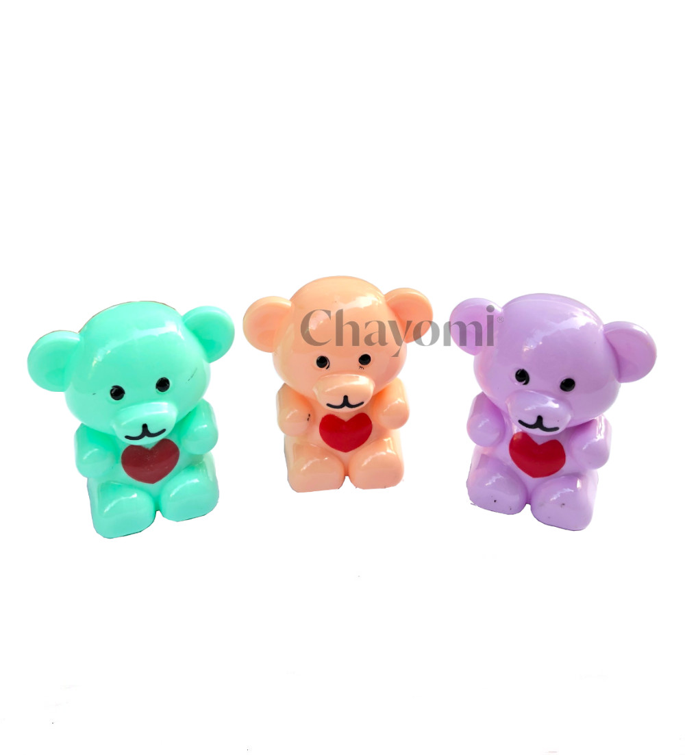 Combo 3 cái chuốt gọt viết chì hình con gấu ngộ nghĩnh dễ thương