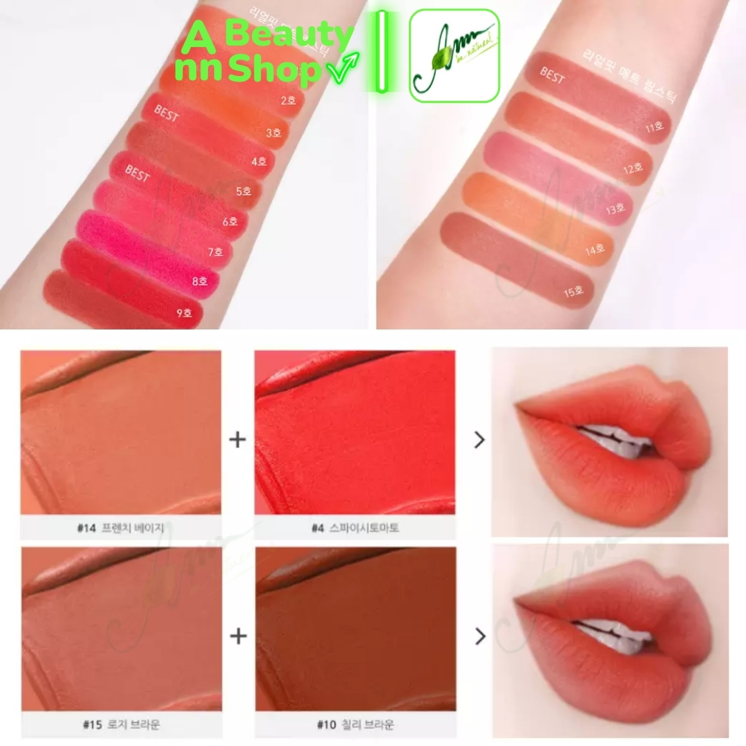 Son thỏi Innisfree Real Fit Matte Lipstick