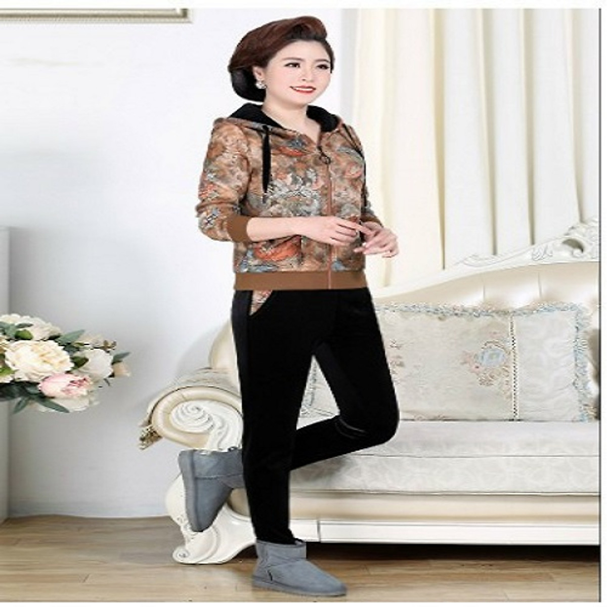 SÉT BỘ THỜI TRANG TRUNG NIÊN HỌA TIẾT