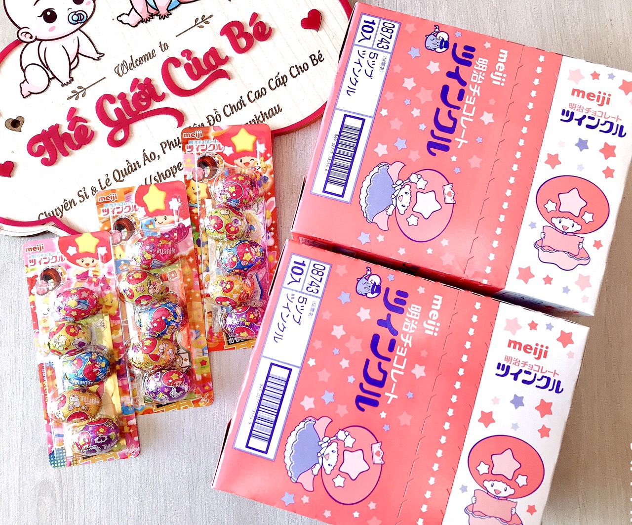 Kẹo Socola trứng Meiji Twinkle 26g - Nhật Bản [ Date:11/2024 ]